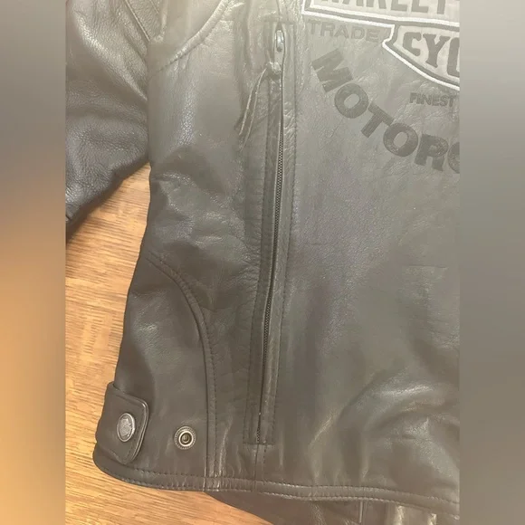 Harley-Davidson Women's Miss Enthusiast Leather Riding Jacket - Picture 6 of 10